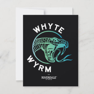 Whyte Wyrm-Logo Mitteilungskarte