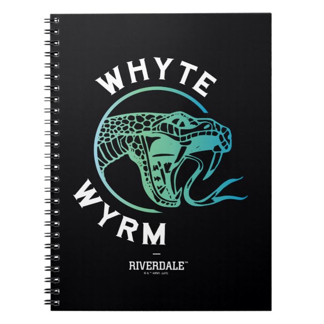 Whyte Wyrm-Logo Notizblock (Vorderseite)