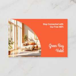 Wi-Fi Internet Guest Password Visitenkarte