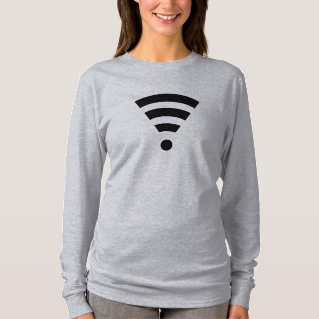 Wi-Fi Shirt - wählen Sie Stil & Farbe (Vorderseite)