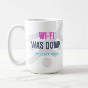 Wi-Fi war deaktiviert (Frag nicht wieder) Kaffeetasse