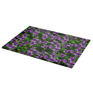 WI Staat Blume Wood Violet Mosaik Muster Schneidebrett