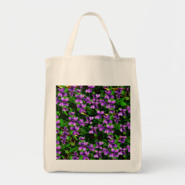 WI Staat Blume Wood Violet Mosaik Tragetasche