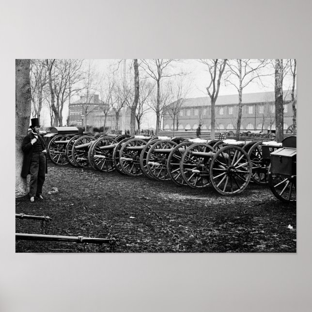 Wiard Kanonen im Arsenal: 1862 Poster (Vorne)