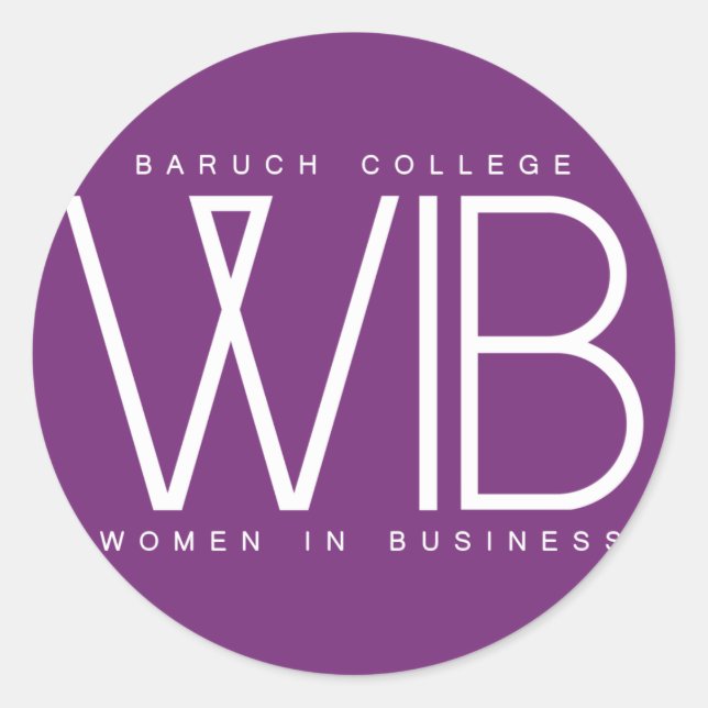 WIB-Aufkleber Runder Aufkleber (Vorderseite)