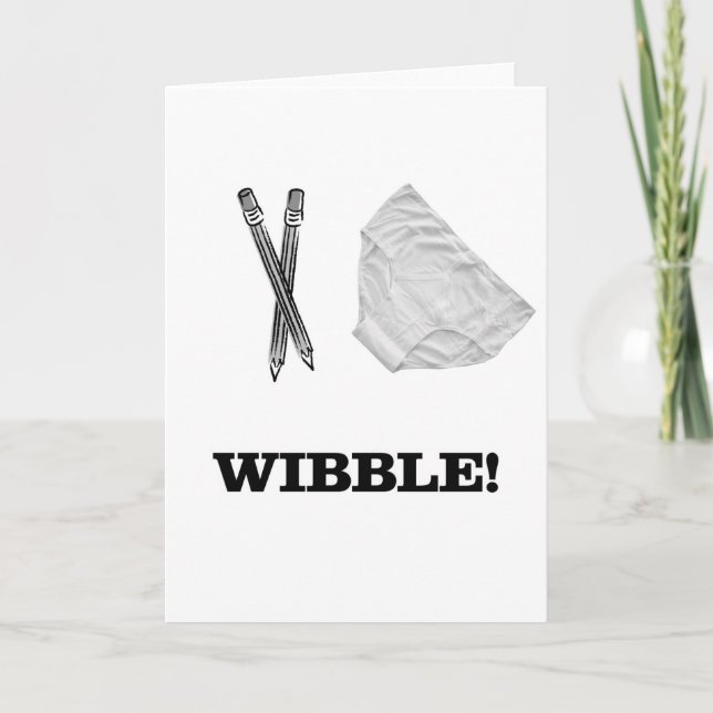 Wibble Karte (Vorderseite)