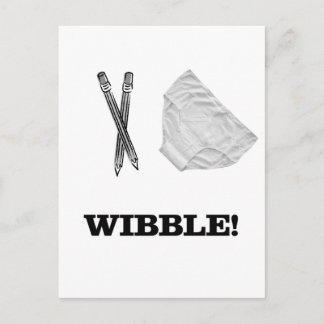 Wibble Postkarte