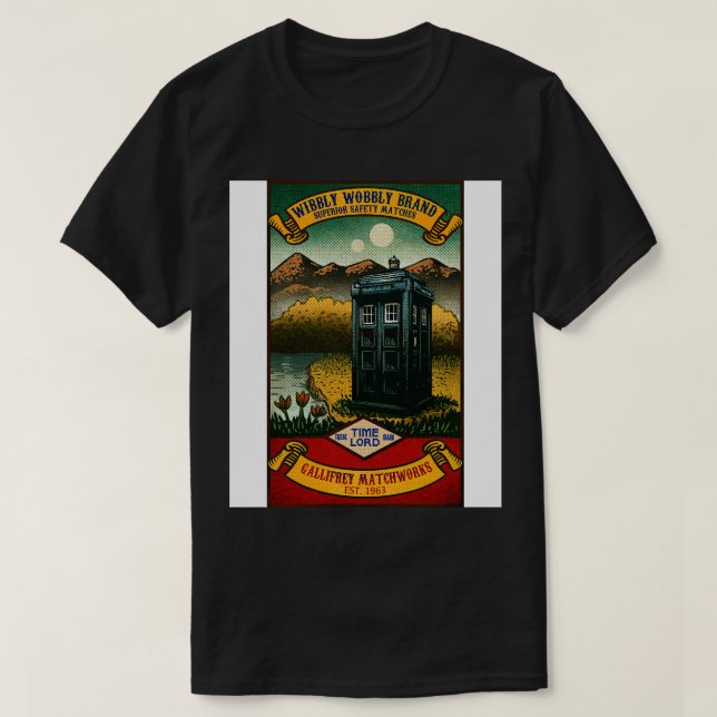 Wibbly Wobbly Brand T-Shirt (Design vorne)