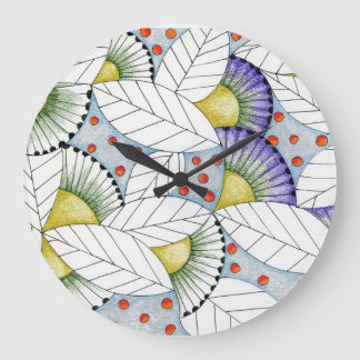 Wibrannte Winter Large Clock Große Wanduhr