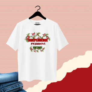 Wiburnumzweige mit Textdesign Tri-Blend Shirt