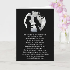 Wicca Inspirierte Geburtstag mit Gedicht Girl Owl Karte