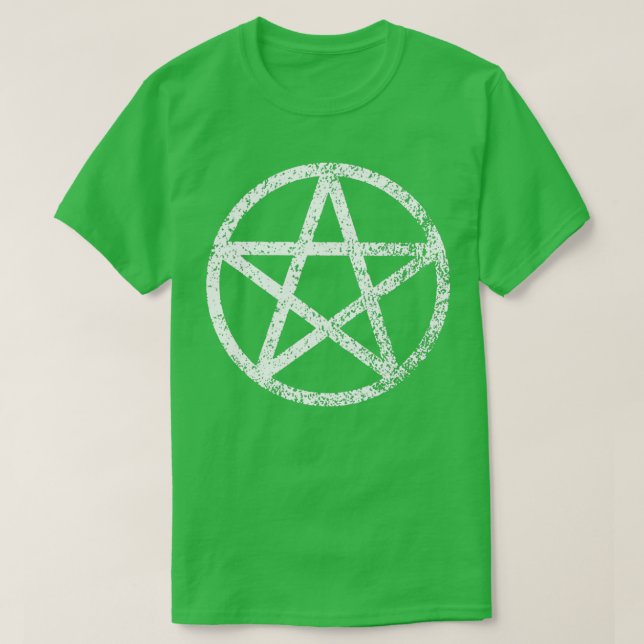 Wicca Pentagram T-Shirt (Design vorne)