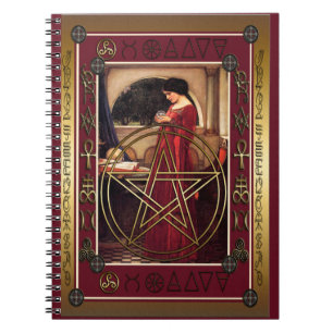 Wicca Pentagramm Notebook Notizblock