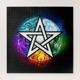 Wicca-Pentagramm Puzzle