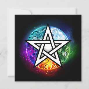 Wicca-Pentagramm Save The Date