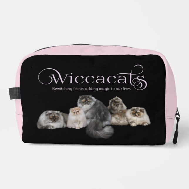 WiccaCats große Reißbeutel Waschbeutel (Vorderseite)