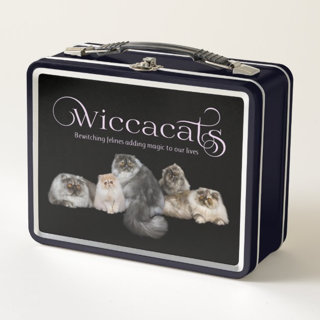 WiccaCats Metallbox Metall Brotdose (Vorderseite)