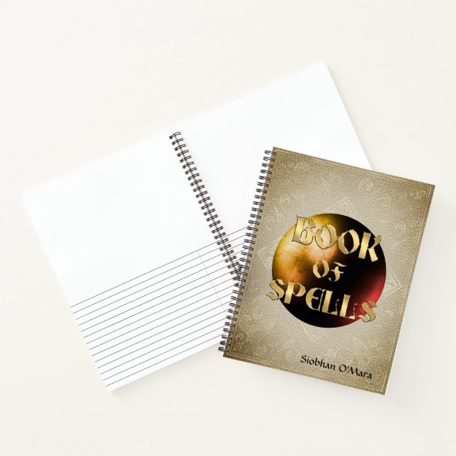 Wiccan Book of Zaubers Journal Notizbuch (Innenseite)