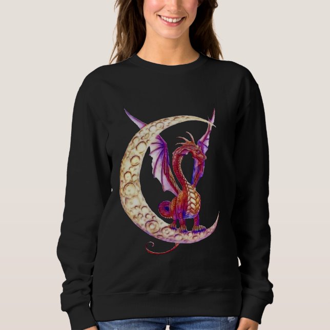 Wiccan Dragon 1 Grafik Sweatshirt (Vorderseite)