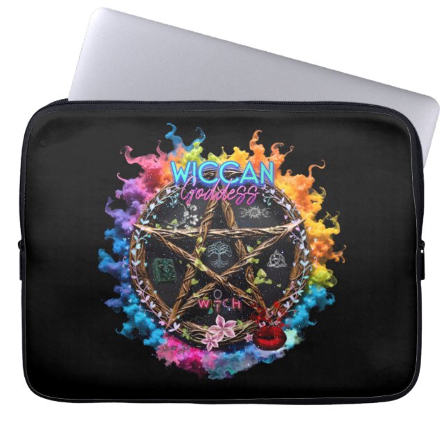 Wiccan Goddess Laptopschutzhülle (Vorderseite)