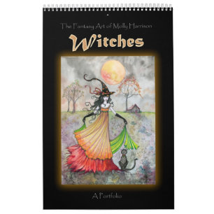 Wiccan Hexen-Portfolio-Buch von Molly Harrison Kalender