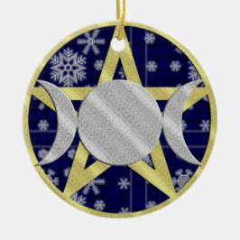 Wiccan Keramikornament