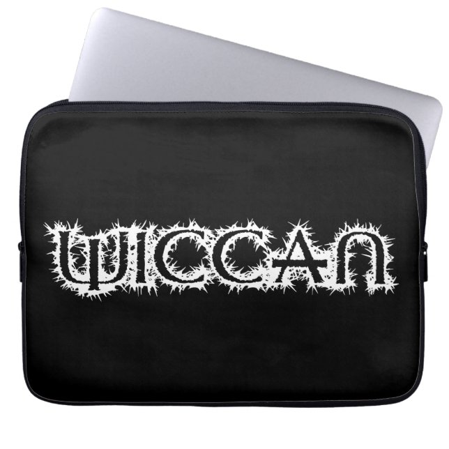 wiccan laptopschutzhülle (Vorderseite)