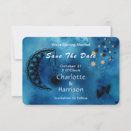 Wiccan Magic Constellation Ungewöhnliche Hochzeit Save The Date