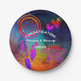 Wiccan Magic Ungewöhnliche Hochzeit Pappteller