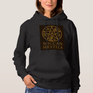 Wiccan Mestiza Aztekinspirierter Pentagramm-Hoodie Hoodie