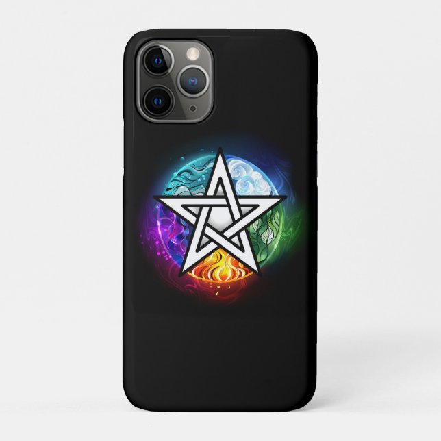 Wiccan pentagram Case-Mate iPhone hülle (Rückseite)