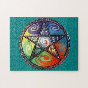 Wiccan Pentagram Puzzle
