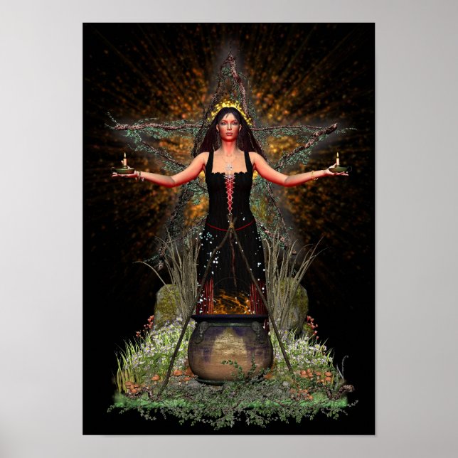 Wiccan Poster - Spellweaver III [A3] (Vorne)