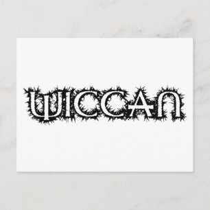 wiccan postkarte
