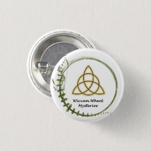 Wiccan Rad-Geheimnis-Knopf Button