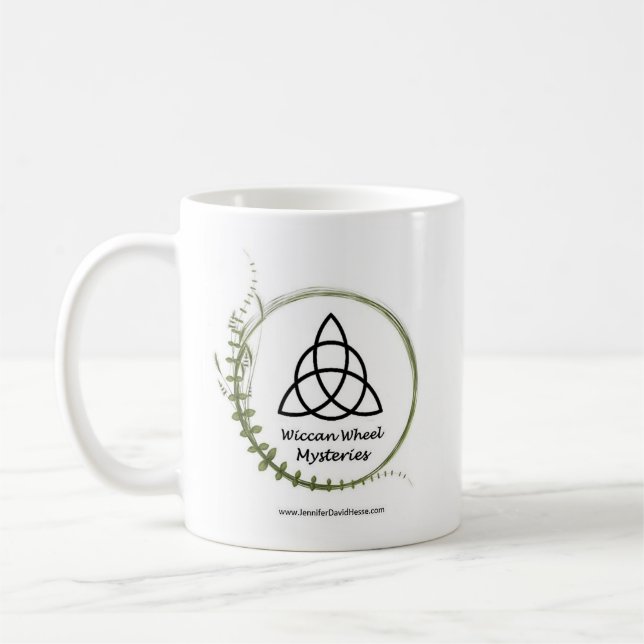 Wiccan Rad-Geheimnis-Tasse Kaffeetasse (Links)