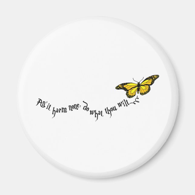 Wiccan rede magnet (Vorne)