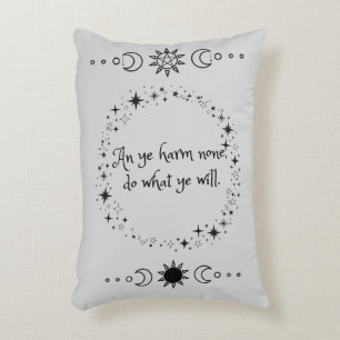 Wiccan Rede Throw Pillow Dekokissen