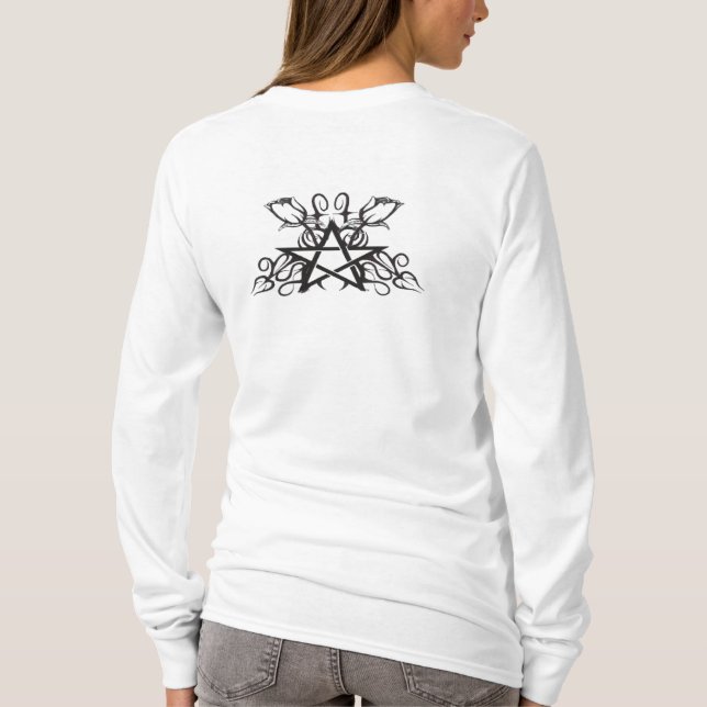 Wiccan Rose T-Shirt (Rückseite)