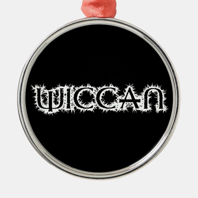 wiccan silbernes ornament (Vorne)