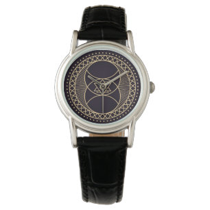 Wiccan-Symbol Armbanduhr