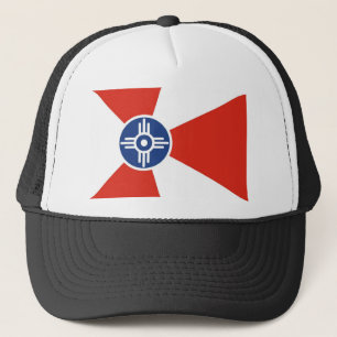 Wichita City flagge Kansas Staat America Country Truckerkappe