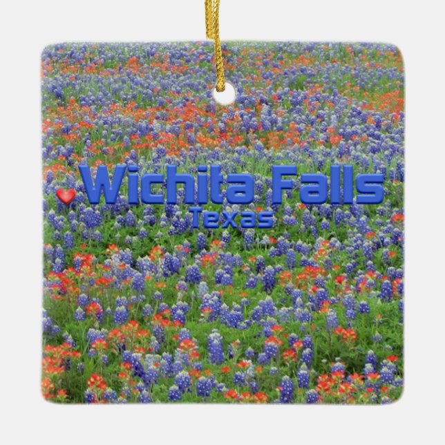 Wichita Falls TX Keramikornament (Vorderseite)