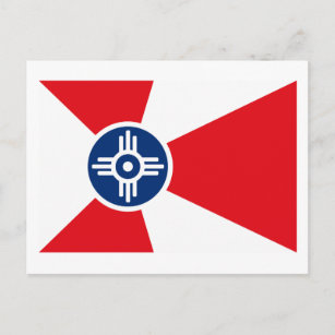 Wichita Flag Postcard Postkarte