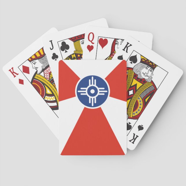 Wichita ICT Flag Spielkarten (Rückseite)