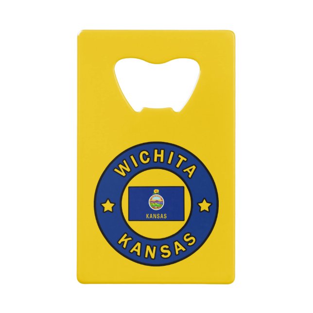Wichita Kansas Geldbeutel Flaschenöffner (Vorderseite)
