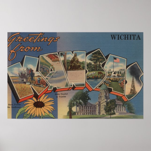 Wichita, Kansas - Große Briefszenen Poster (Vorne)