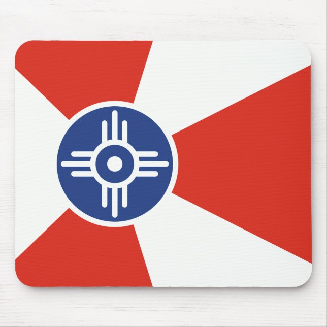 Wichita Kansas ICT Flag Mousepad (Vorne)