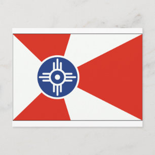 Wichita Kansas ICT Flag Postkarte