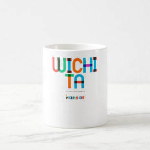 Wichita Kansas Mitte Jahrhundert, Pop Art, Kaffeetasse